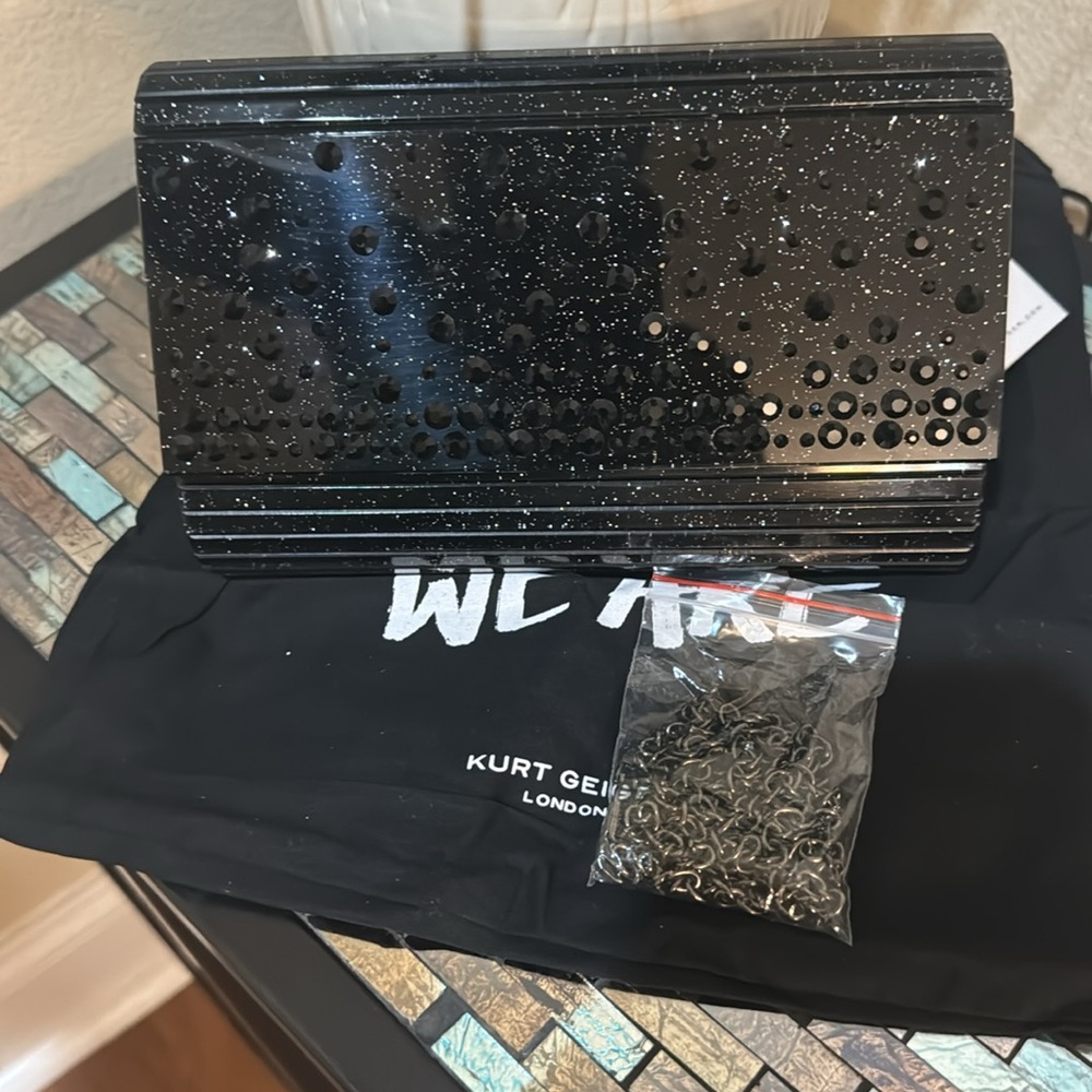 Kurt Geiger London Party Crystal Envelope Clutch